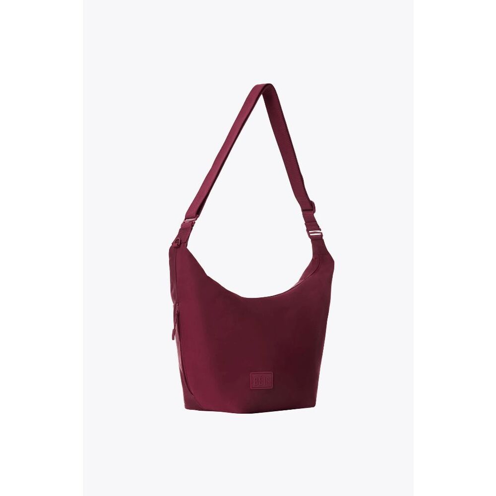 NWT Beis The Crescent Catchall Tote in Burgundy - Picture 7 of 8